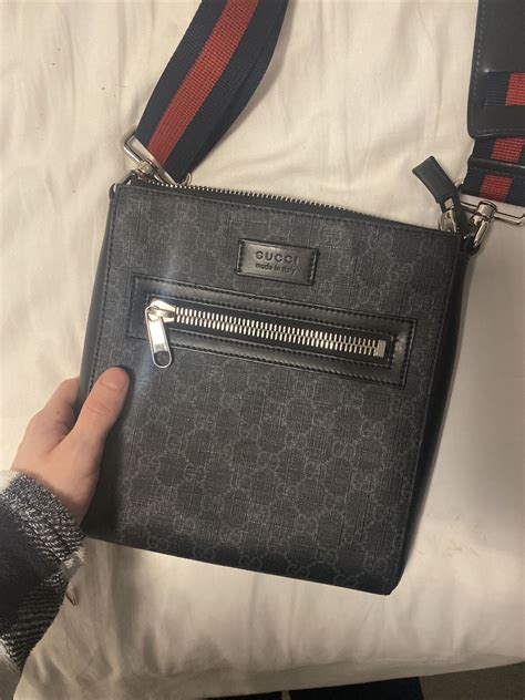 gucci messenger bag men's cheap|authentic gucci messenger bag.